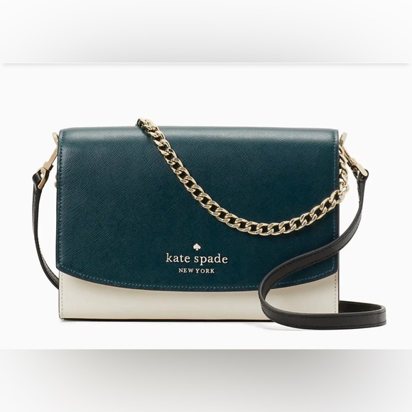 🆕 Kate Spade Convertible Crossbody, Jade Green - Picture 3 of 6